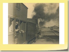 1930's: In train returning from Rajkot (UJ-P03)