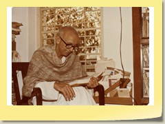 1985: Study room in 'Setu', Ahmedabad (UJ-S32)